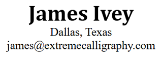 ExtremeCalligraphy.com